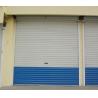 Buy cheap Commercial Security Steel Roll Up Doors 230V Fast opening PLC system from wholesalers