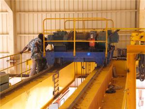 China Remote Control Double Girder Overhead Travelling Crane 15 Ton 20 Ton 30 Ton factory