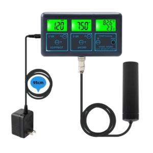 China Professional Digital pH &amp; EC Meter – Automatic Calibration &amp; Smart Alerts factory
