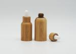 30ml Cylinderical Bamboo Dropper Bottle for Personal Care