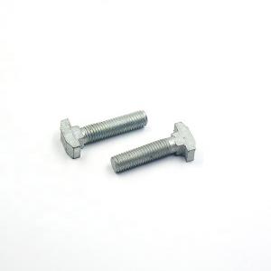 China Forged Flat Square Hammer Head T Bolts with Hot Dipped Galvanized Coating on sale