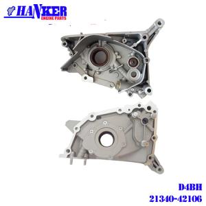 China Mitsubishi Hyundai D4BH Engine Oil Pump  Parts Number 21340-42106 on sale