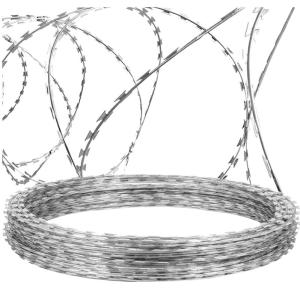 China Guaranteed Quality Proper Price Hot Selling Installation Galvanized Cheap Price Razor Barbed Wire factory