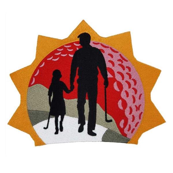 China ODM 4x4in Plain Embroidery Custom Felt Patches Adhesive Backing factory