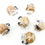 Wholesale Price 50mm Cork Ball Floating Key Chain with Navy Roper and Custom
