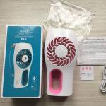 Personalized novelty gifts USB rechargeable cooling air mist fan water mist