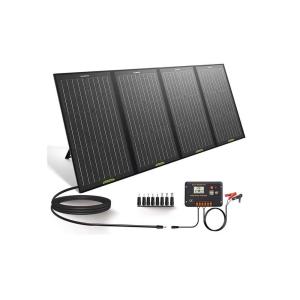 China Waterproof ETFE Portable Folding Solar Panel Kit For Outdoor Camping Power Station 60W factory