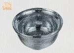 Creative Silver Mirrored Mosaic Fiberglass Flower Bowls Indoor Decor