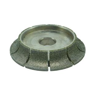 China Silver 40mm Dry Use Diamond Grinding Wheel Disc Slotting factory