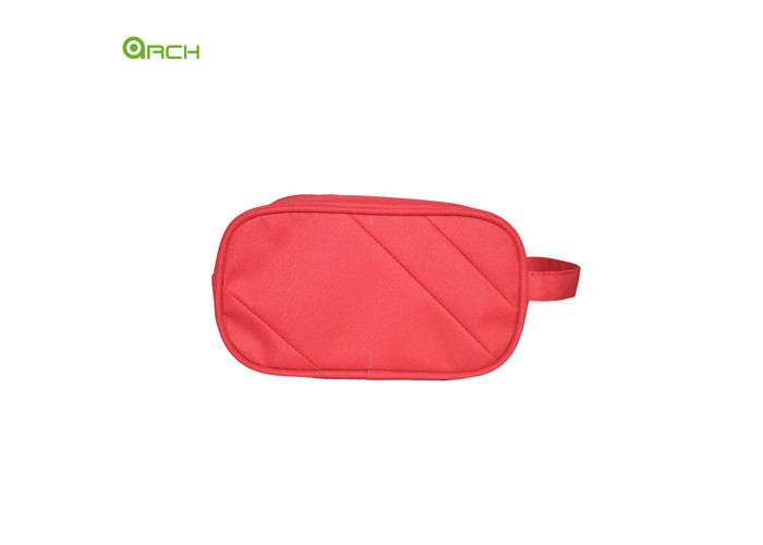 Classic Toiletry Kit Duffle Travel Luggage Bag with material handle