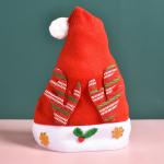 Santa Claus Christmas Hat Red Xmas Decoration For Fancy Dress Up Unisex Costume