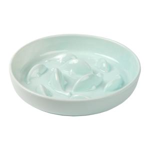 China Pet Ceramic Cat Bowl Slow Food Bowl Anti-Choking Anti-Spill Anti-Knock Dog Slow Feeder Bowl factory