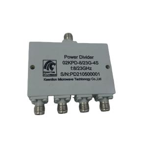 China SMA Female RF Power Divider SMA Splitter 4 Way 8000MHz To 23000MHz factory