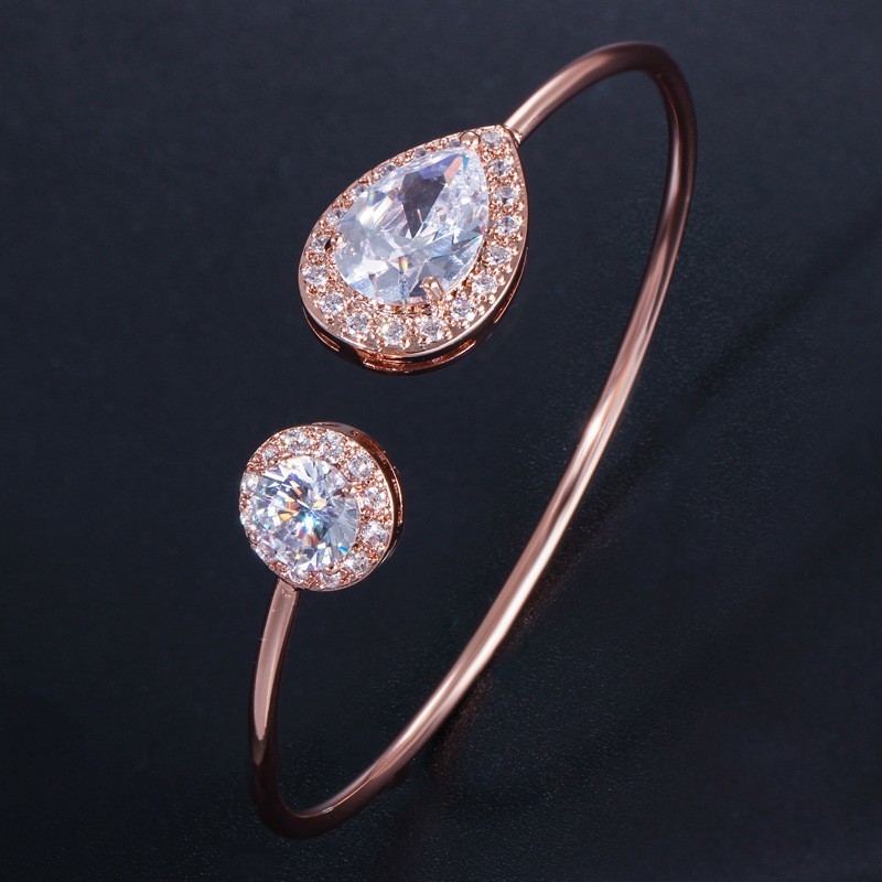 Fashion Brass Tennis Bracelet AAA CZ Bling Bling Bracelet Bangle Cubic Zirconia Bracelet For Men And Women