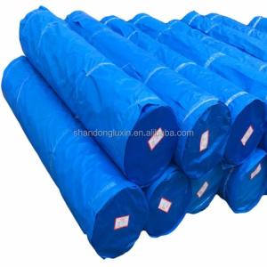 China 16*15-16*17 Density Blue PE Tarpaulin For Dustproof Tent Moisture Proof And Rainproof factory