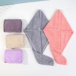 Home Hotel Spa Microfiber Shower Cap for Dry Hair Towel Promotion