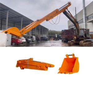 China Long Arm Excavator Attachment 12 Meter Sliding Arm Sliding Boom For Hitachi Doosan Excavator factory