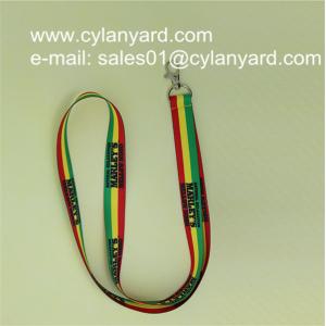 Full color digital print lanyard with standard swivel clip for cheap