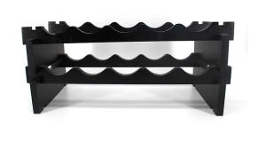 China Home Decor Stackable Wine Racks, Modern Wood 10 Bottle Wine Rack factory