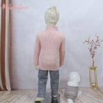 Autumn Winter Girls' Pullover Sweater Girls' Mock rib Collar Clothes Children's