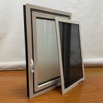 Thermal Break Aluminum Casement Window Customized Product Double Tempered