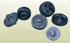 China Steel Heat Resistant Castings Black Truck Steel Wheels With HRC50 factory