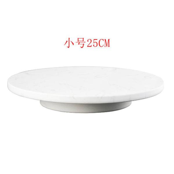Acacia wood Cake Plate Tray Turntable Rotating Cake Stand Cake Decorating Rotary Table For Kitchen