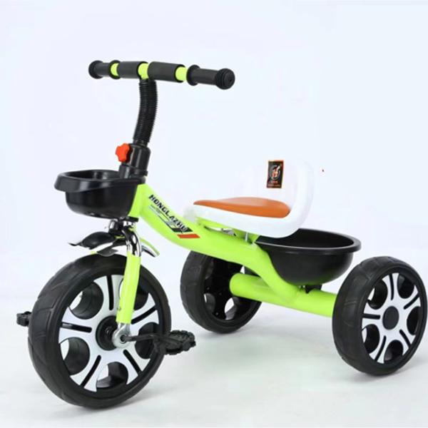 Baby Tricycle for Children 2-5 Years Old 3 Wheels Soft Leather Seat Large Mickey