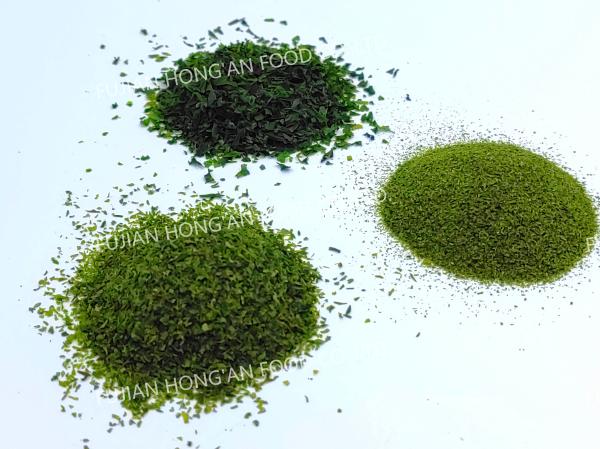 Crispy Umami Flavor Aonori Seaweed Powder Sprinkles Ulva Lactuca Dried Green