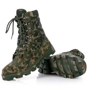 China Patent Mens Leather Combat Boots Black Tan Brown Oxford Tactical Outdoor Climbing factory