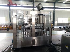 China 3 In 1 Sus304 Glass Bottle Filling Machine For Craft Brewery Carbonated Drink factory