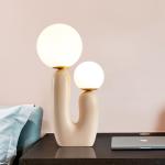 Post-modern Led Table Lamp Resin Glass Ball Table Lamps For Living Room Bedroom