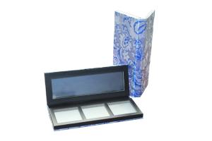 China Fabric Paper Highlighter Blush Contour Palette CMYK Empty Small Magnetic Palette factory