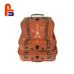 High Durability Cardboard Suitcase Box Recyclable Materials Without Pollution