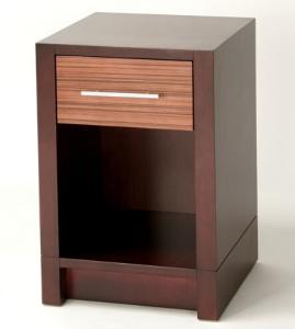 China Wooden 5-star hotel furniture stone top night stand/bed side table NT-0014 factory