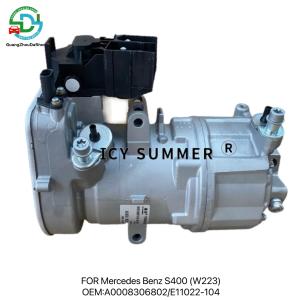 China A0008306802 EV Car AC Compressor Efficient Cooling Performance For Mercedes Benz S400 factory