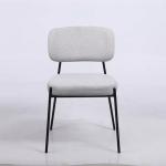 Customization Fashionable Modern Metal Dining Chairs ISO9001 Certification