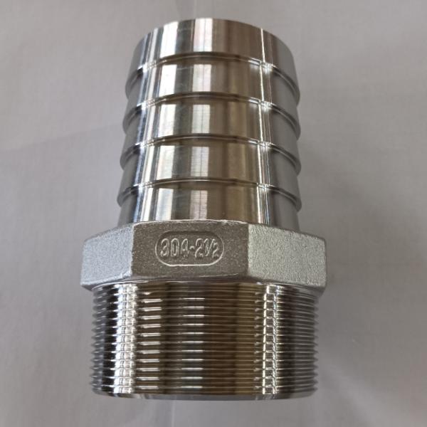 MSS SP-114 Stainless Steel Cast Fittings CL150 Threaded Hexagon Hose Nipple AISI