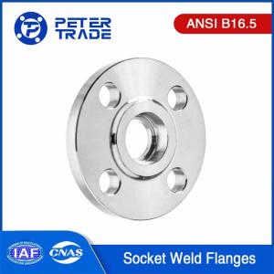 China ANSI B16.5 300LB Carbon Steel Raised Face Socket Weld Pipe Flange SWRF NPS 1/2 To NPS 24 Apply For Chemical Industry factory