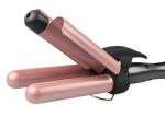 Ceramic 78W Three Barrel Hair Waver , 1 Inch Curling Iron Wand