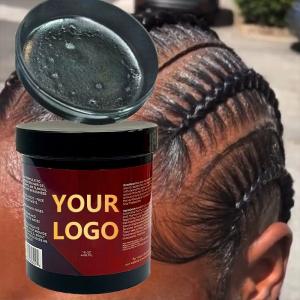 China Non Greasy Loc N Thick Clear Braiding Jam Hair Gel and Edge Control Super Strong Hold factory
