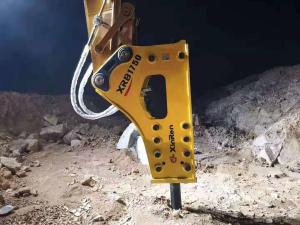 China Silenced Excavator Hydraulic Breaker Hammer Rock Breaker With 68mm Chisel factory