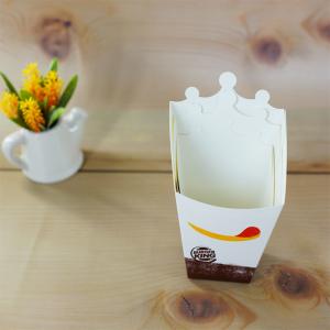 China Various Size Accepted Paper French Fries Box , Food Grade Paper Box Stable factory