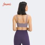 Women Longline Sports Bra Wirefree Padded Medium Support Yoga Bras Gym Running