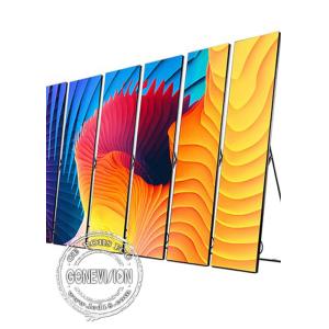 China Portable Indoor Floor Standing P1 P2 P2.5 P3 Poster LED Display Support USB / WiFi / 4G factory