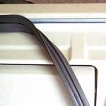 Colored Wooden Door Sound Insulation And Collision Sealing Strips For D Type