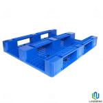3 Runners Heavy Duty Industrial Plastic Pallets With Reinforced Steel 1200*1000