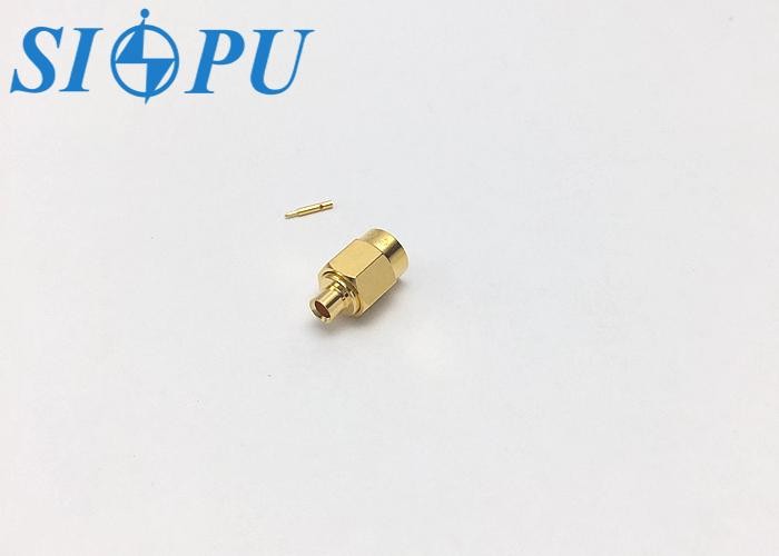 SSMA-JB2 Male RF Coaxial Connector – Compatible with 2# Semi-Rigid/Semi-Flexible Cable