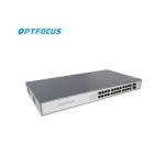 24 Ports Industrial PoE Switch 10/100/1000M Unmanaged Ethernet Fiber Switch CCTV