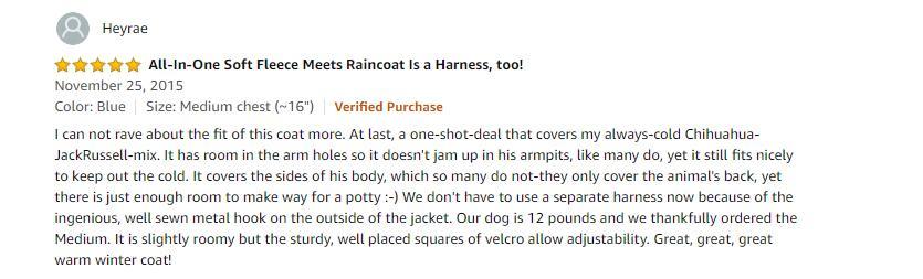 Extra Soft Polyester Fabric, Windproof and Comfortable Dog Cotton-Padded Clothes